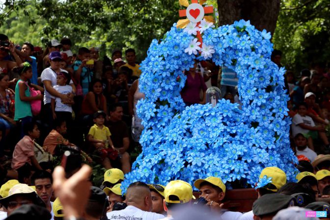 Managua celebra tradicional Roza del Camino e inician las fiestas de Santo Domingo