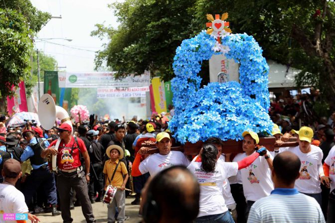 Managua celebra tradicional Roza del Camino e inician las fiestas de Santo Domingo