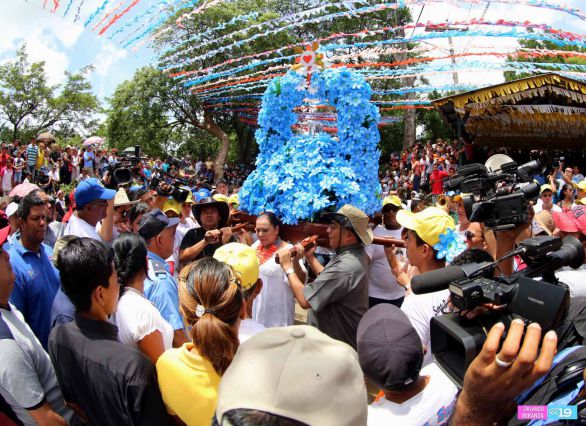 Managua celebra tradicional Roza del Camino e inician las fiestas de Santo Domingo