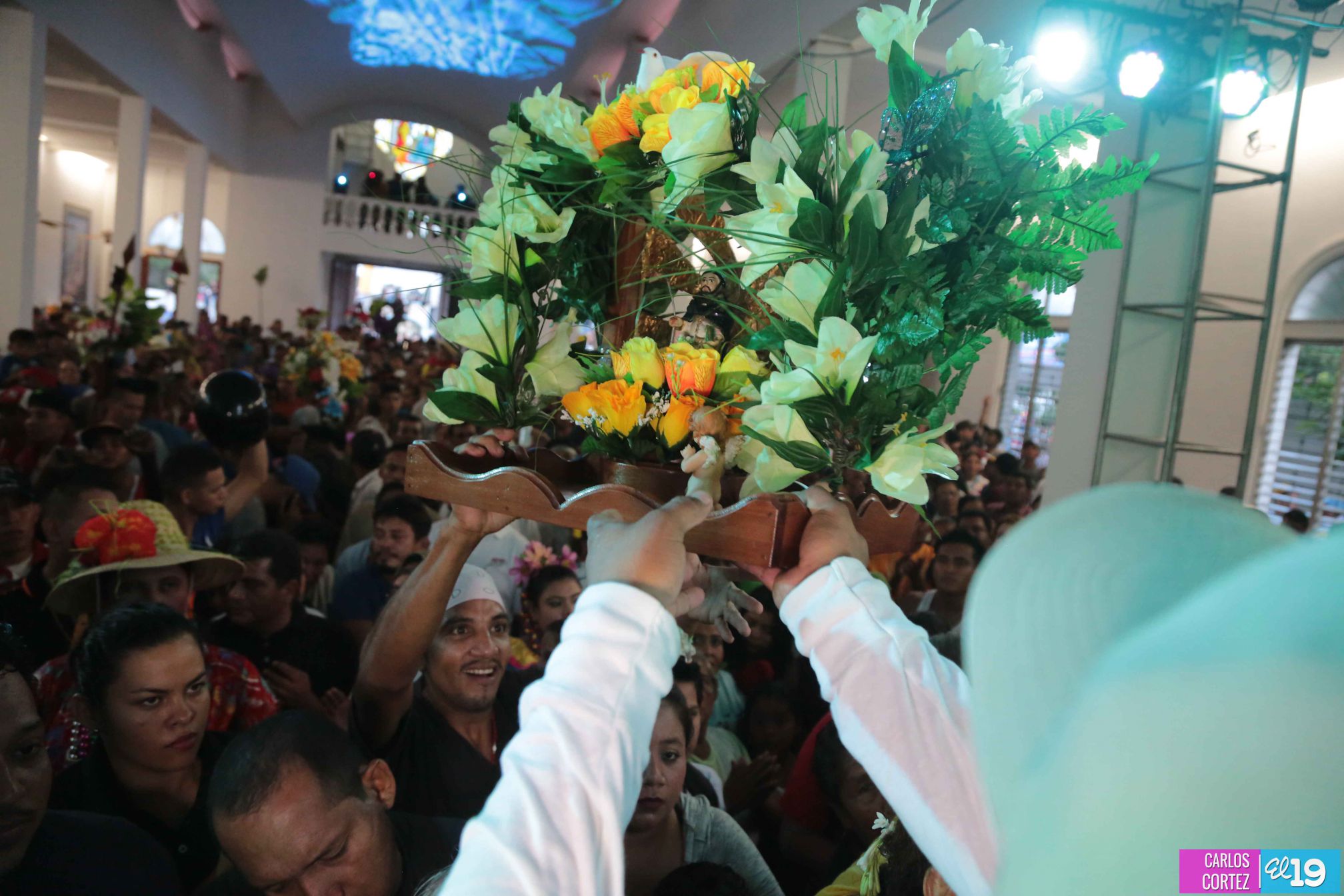 Viva Santo Domingo patrón de Managua!