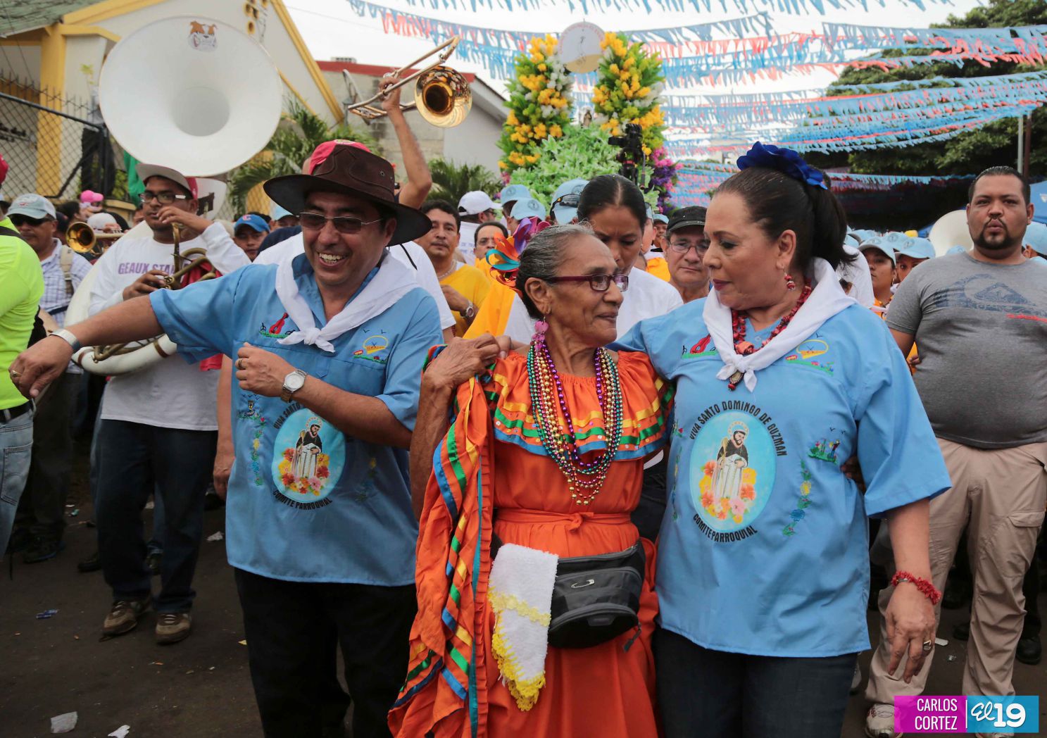 Viva Santo Domingo patrón de Managua!