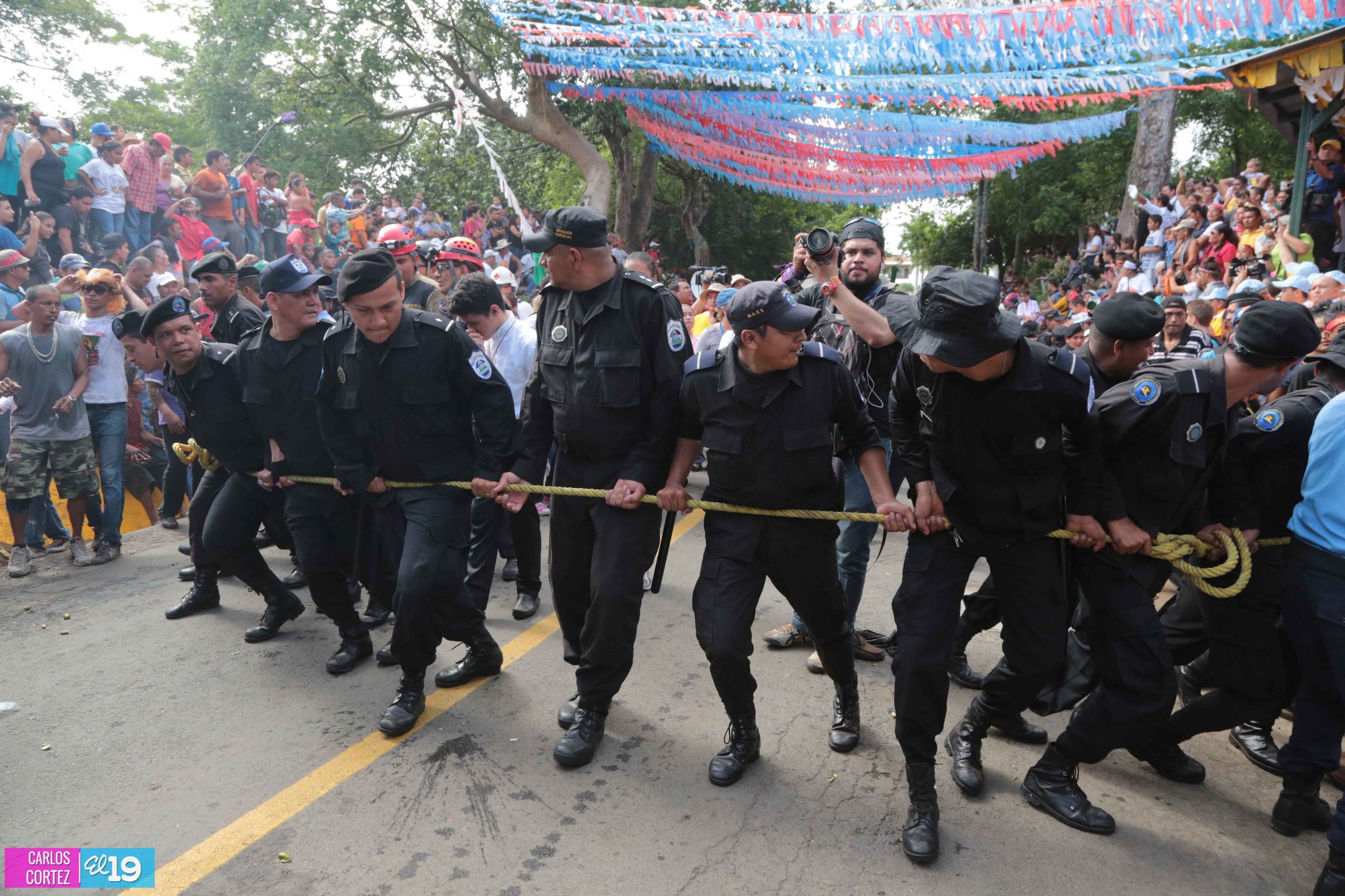 Viva Santo Domingo patrón de Managua!