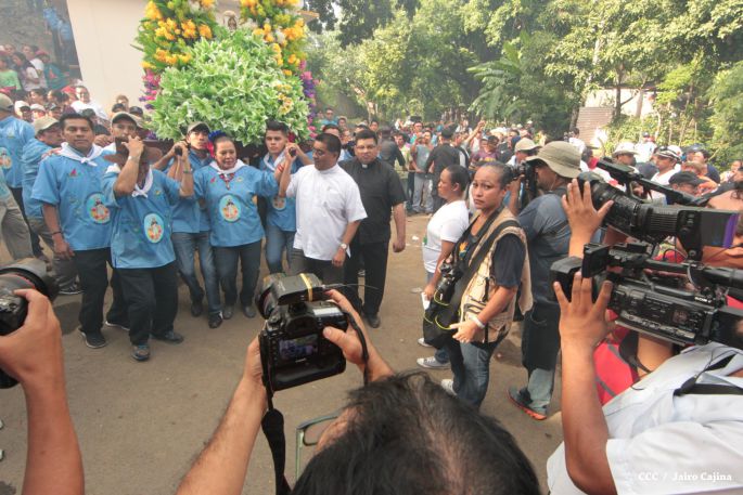Viva Santo Domingo patrón de Managua!