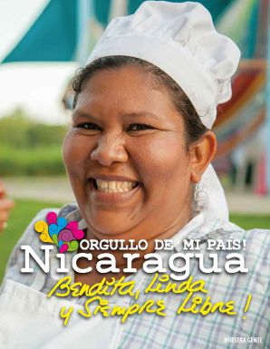 Orgullo de mi País... Nicaragua, Bendita, Linda y Siempre Libre (Material Promocional)