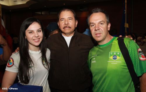 Presidente Daniel inaugura el VI Campeonato Iberoamericano de Karate Do