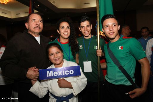 Presidente Daniel inaugura el VI Campeonato Iberoamericano de Karate Do