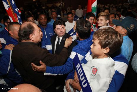Presidente Daniel inaugura el VI Campeonato Iberoamericano de Karate Do