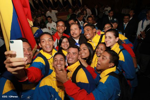 Presidente Daniel inaugura el VI Campeonato Iberoamericano de Karate Do