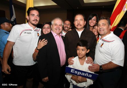 Presidente Daniel inaugura el VI Campeonato Iberoamericano de Karate Do