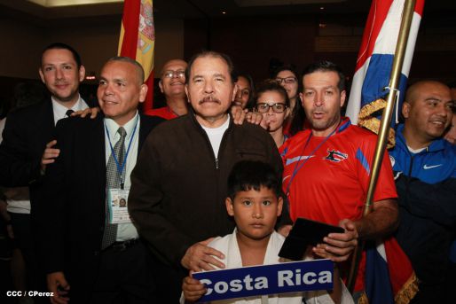 Presidente Daniel inaugura el VI Campeonato Iberoamericano de Karate Do