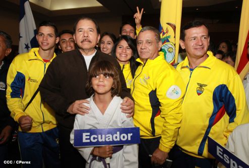 Presidente Daniel inaugura el VI Campeonato Iberoamericano de Karate Do