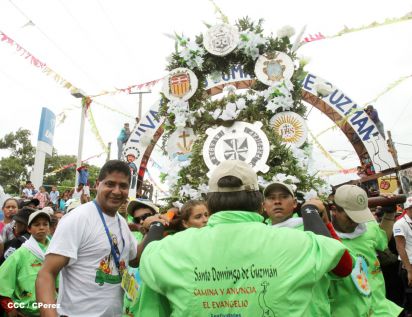 Santo Domingo de Guzmán rumbo a su morada en Las Sierritas