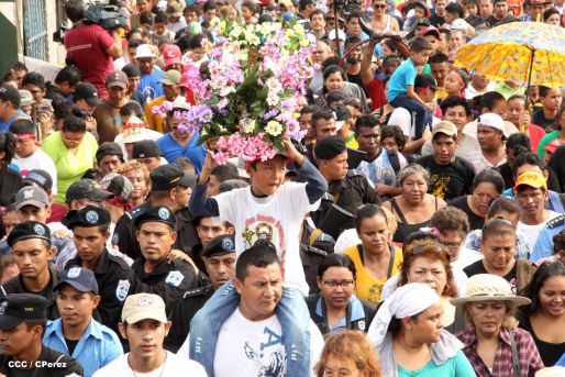 Santo Domingo de Guzmán rumbo a su morada en Las Sierritas