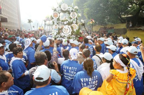Santo Domingo de Guzmán rumbo a su morada en Las Sierritas