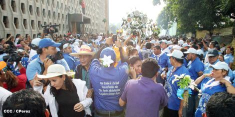 Santo Domingo de Guzmán rumbo a su morada en Las Sierritas