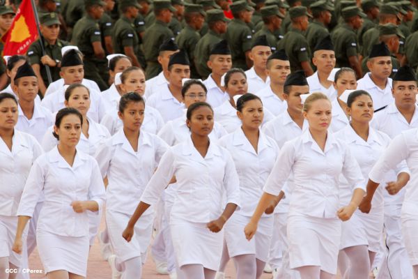 Presidente Daniel y Compañera Rosario encabezan acto del 36 aniversario de constitución de la Fuerza Aérea del Ejército de Nicaragua