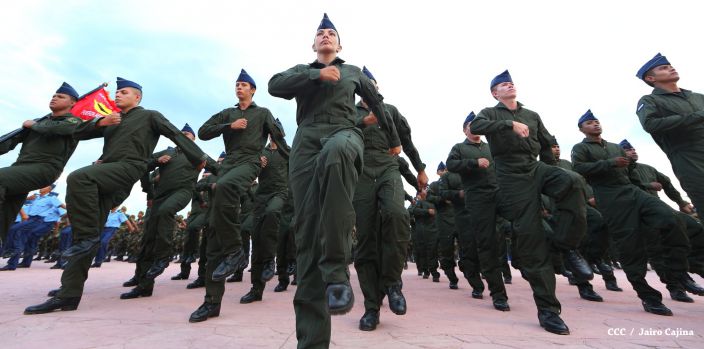 Presidente Daniel y Compañera Rosario encabezan acto del 36 aniversario de constitución de la Fuerza Aérea del Ejército de Nicaragua