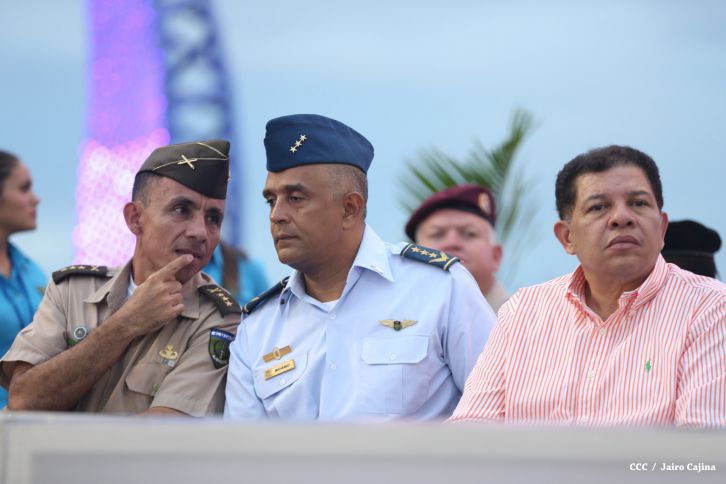 Presidente Daniel y Compañera Rosario encabezan acto del 36 aniversario de constitución de la Fuerza Aérea del Ejército de Nicaragua