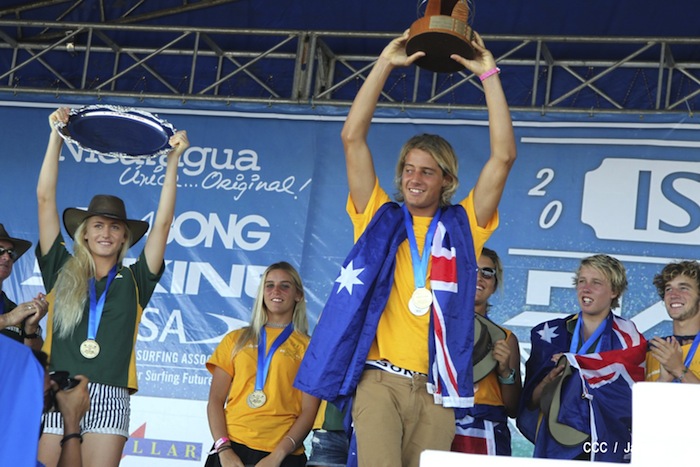 Final Mundial Surf Junio en Playa Jiquiliste