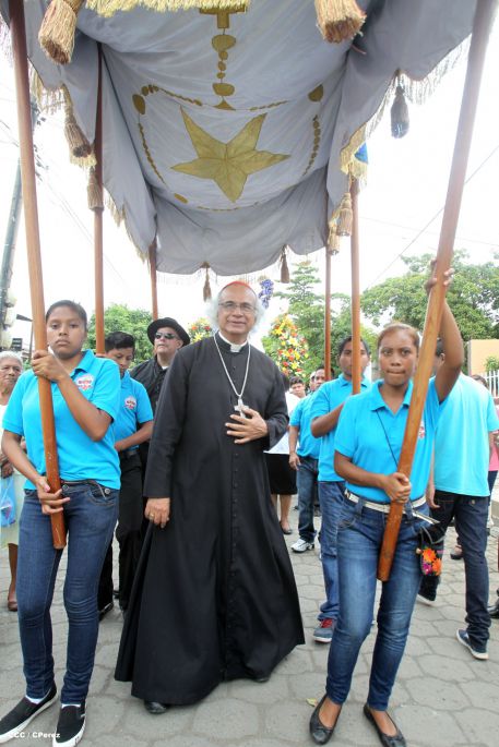 Fieles de Masaya festejan la Asunción de María