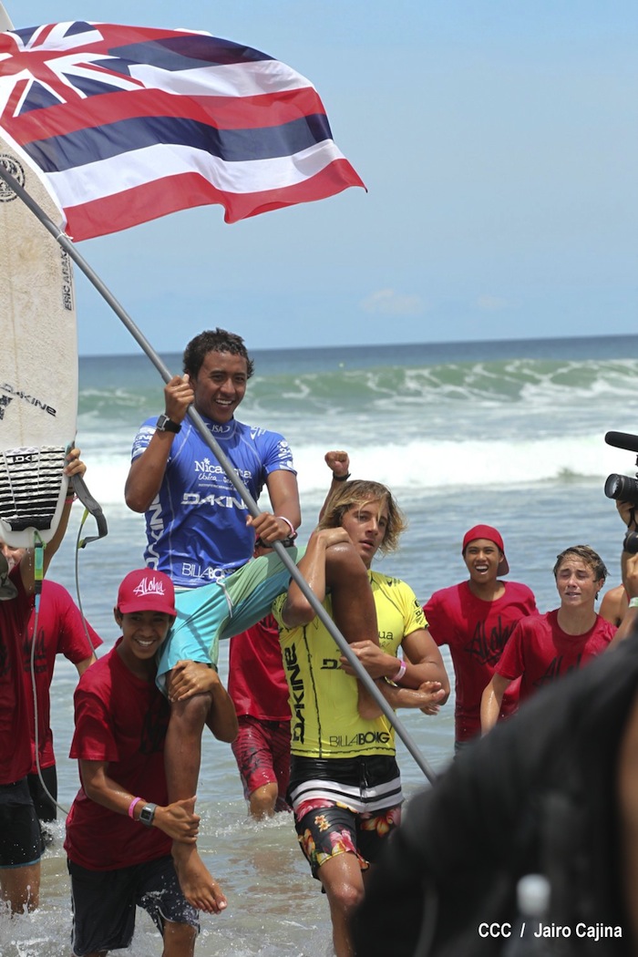 Final Mundial Surf Junio en Playa Jiquiliste