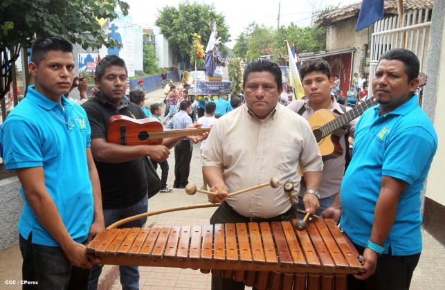 Fieles de Masaya festejan la Asunción de María