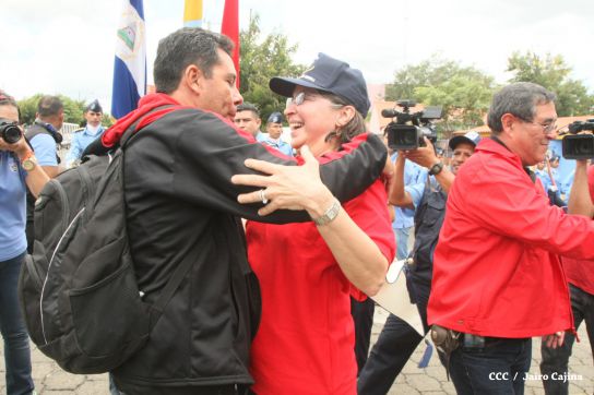 Comisionada Aminta Granera recibe al equipo del Walter Ferreti