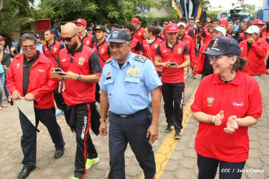 Comisionada Aminta Granera recibe al equipo del Walter Ferreti