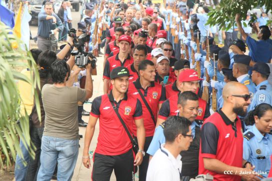 Comisionada Aminta Granera recibe al equipo del Walter Ferreti