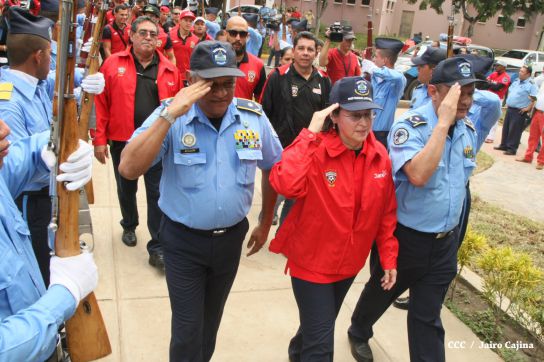 Comisionada Aminta Granera recibe al equipo del Walter Ferreti