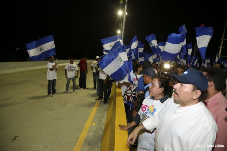 Presidente Daniel inaugura Paso a Desnivel de Rubenia: la Barricada de la Esperanza