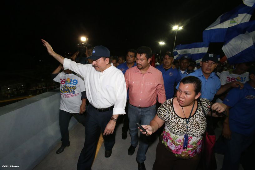 Presidente Daniel inaugura Paso a Desnivel de Rubenia: la Barricada de la Esperanza