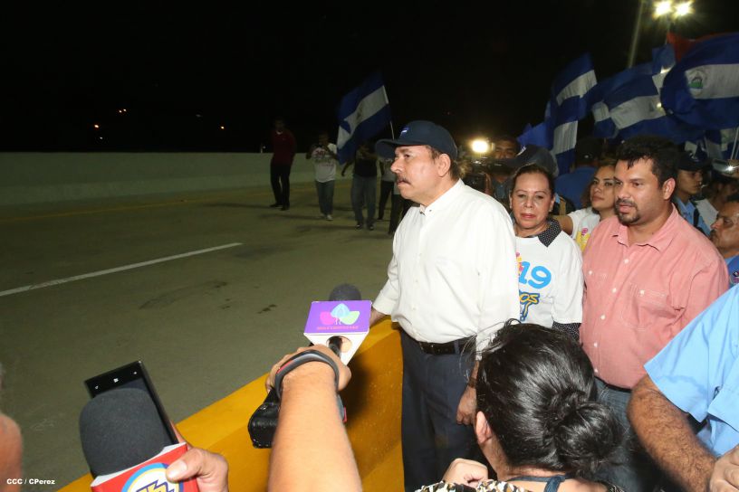 Presidente Daniel inaugura Paso a Desnivel de Rubenia: la Barricada de la Esperanza