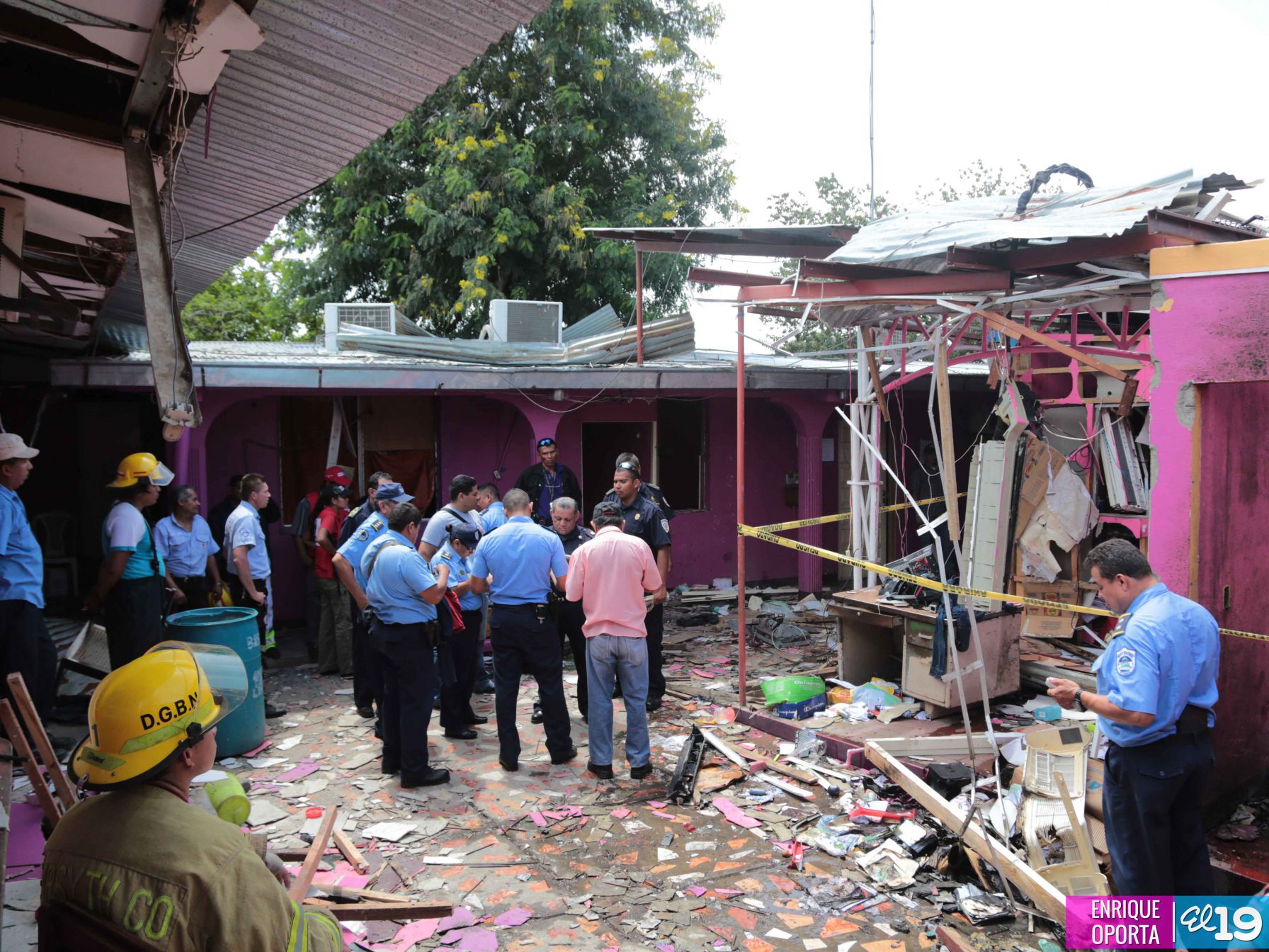 Explosión en pólvora en Alcaldía de Nagarote