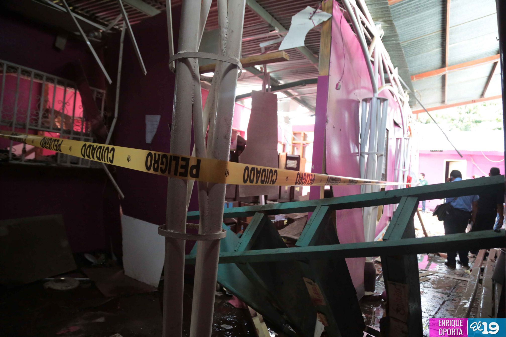 Explosión en pólvora en Alcaldía de Nagarote