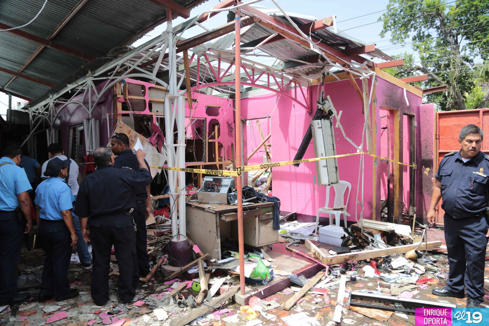 Explosión en pólvora en Alcaldía de Nagarote