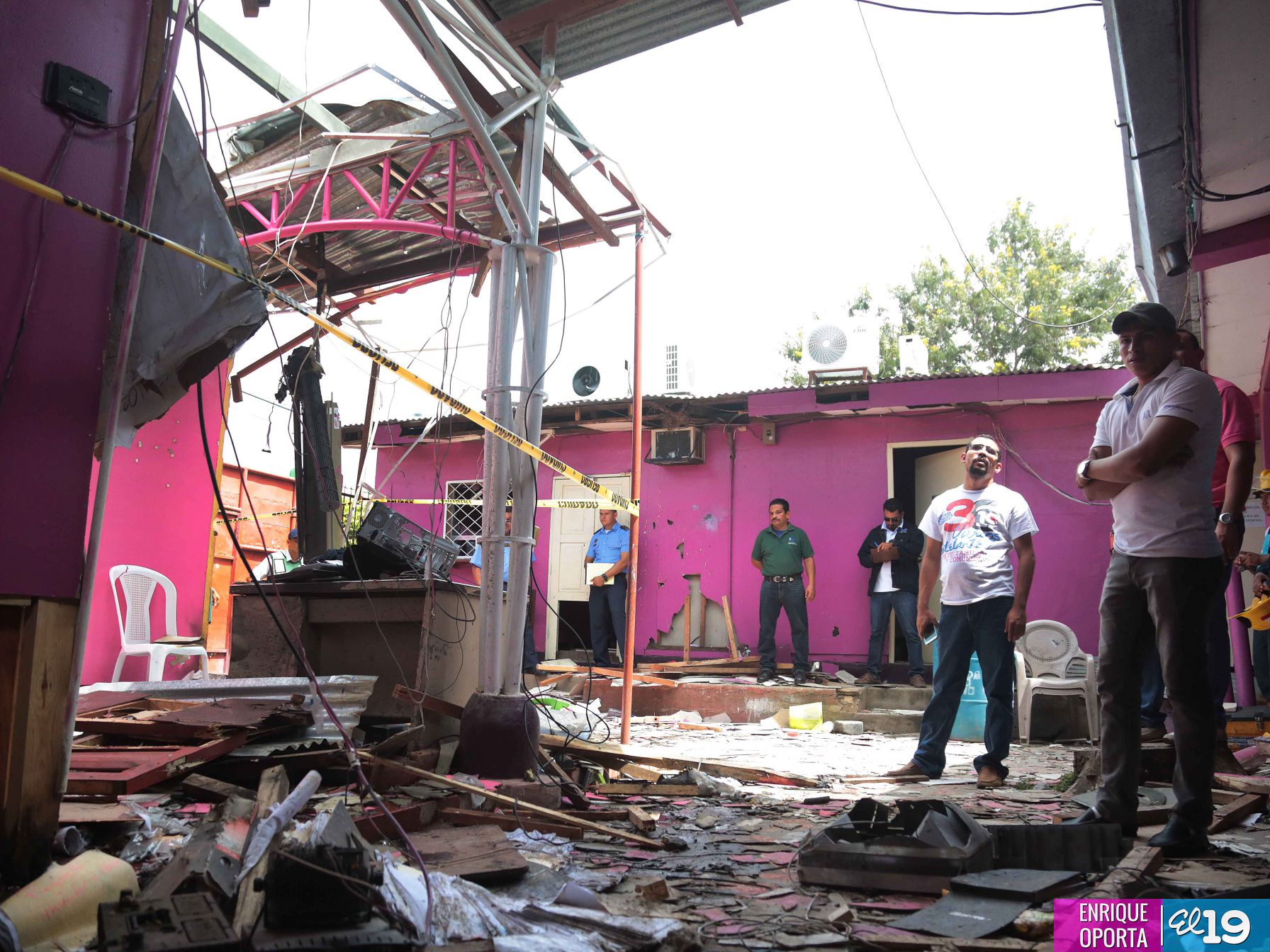 Explosión en pólvora en Alcaldía de Nagarote