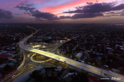 Imágenes Aéreas del Paso a Desnivel "Barricada de la Esperanza" de Rubenia
