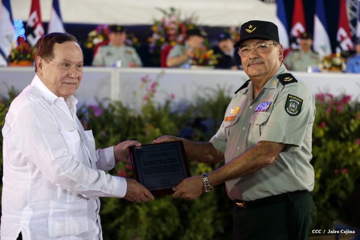 Presidente Daniel encabeza acto del 36 aniversario de constitución del Cuerpo Médico Militar del Ejército de Nicaragua