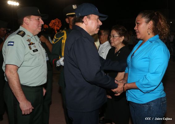 Presidente Daniel encabeza acto del 36 aniversario de constitución del Cuerpo Médico Militar del Ejército de Nicaragua