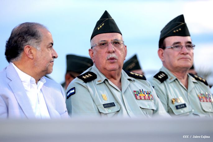 Presidente Daniel encabeza acto del 36 aniversario de constitución del Cuerpo Médico Militar del Ejército de Nicaragua