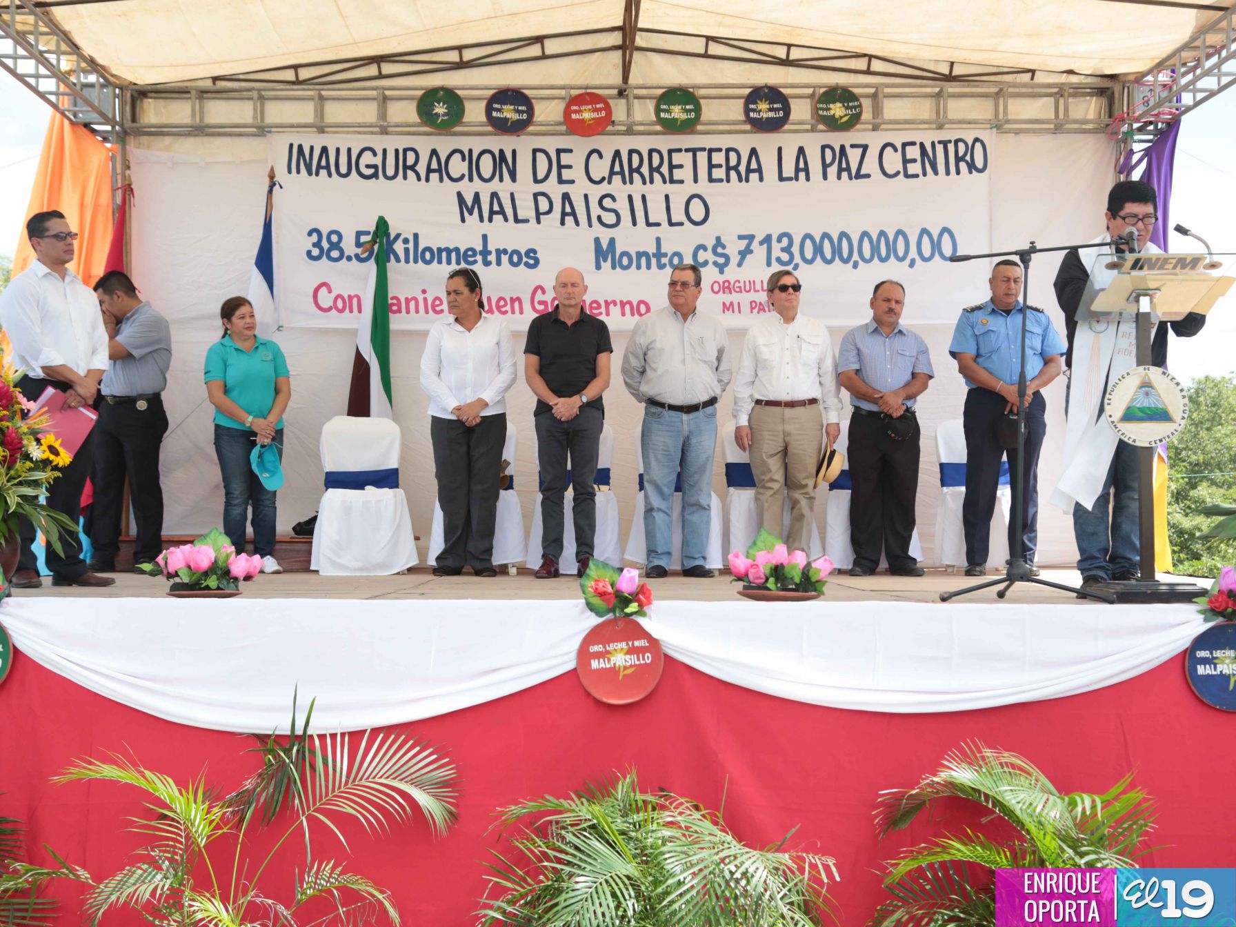 Gobierno Sandinista inaugura carretera La Paz Centro-Malpaisillo