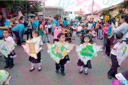 Niños de los CDI protagonizan desfile patrio en Masatepe