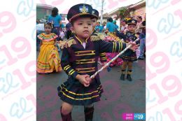 Niños de los CDI protagonizan desfile patrio en Masatepe