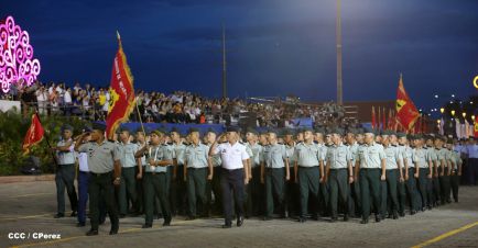 Desfile militar Pueblo-Ejército en Plaza de la Fé "Juan Pablo II"