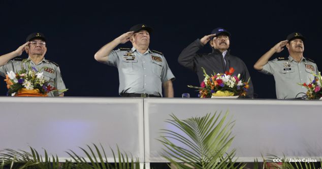 Desfile militar Pueblo-Ejército en Plaza de la Fé "Juan Pablo II"