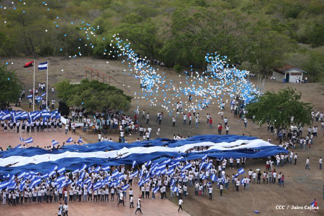 Miles de Jóvenes expresan su Orgullo de ser nicaragüenses en spot en homenaje a la Patria