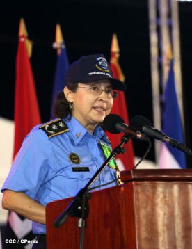 Presidente Daniel y Compañera Rosario participan en acto del 36 Aniversario de la Policía Nacional