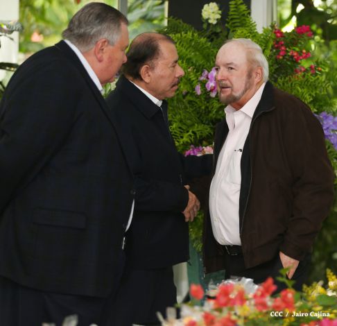 Presidente Daniel y Compañera Rosario sostienen encuentro con el empresario mexicano Carlos Slim