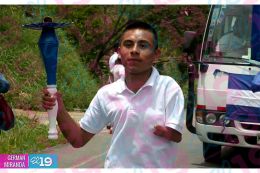 Antorcha de la Libertad recorre suelo nicaragüense